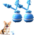 Interactive Dog Toys, Smart Touch-Activated Automatic Rolling Bouncing Ball, USB Rechargeable, Suitable for Cats & Small to Medium Puppies (Blue 2pcs)