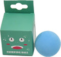 Cat Toys Balls Interactive Cat Toy Simulating Animal Chirp with Birds Frogs or Crickets Chirping Automatic Cat Toys for Indoor Cats (Blue, Ball)