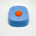 Spherical Slow-Eating Pet Liquid Bowl, Anti-Slip Slow-Eating Bowl for Licking, Used for Feeding Wet Food, Water and Snacks, Suitable for Dogs and Cats, Four Colors Licking Toys (Blue,Orange Ball)