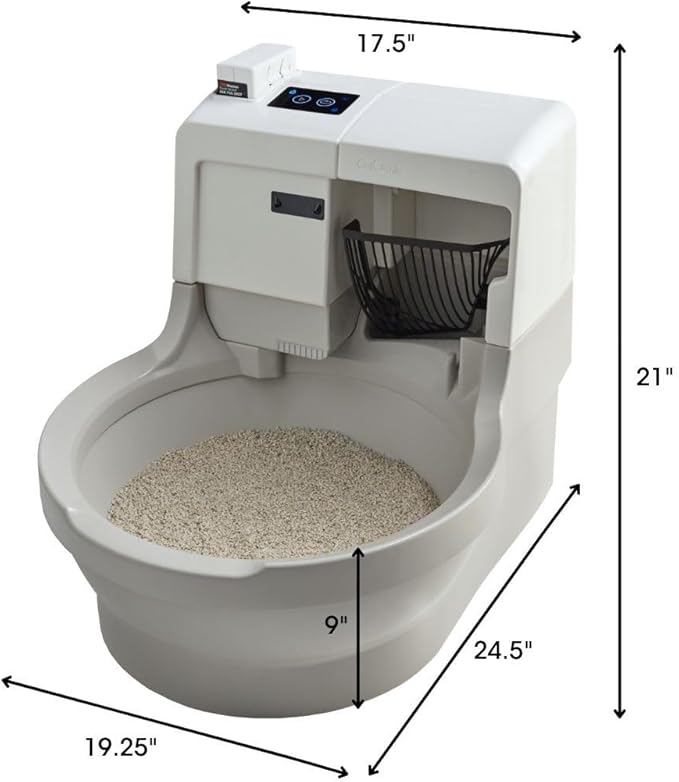 CatGenie A.I. Self-Cleaning, Fully-Flushing, Automatic Cat Litter Box
