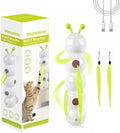 Caterpillar Cat Toy,Interactive Smart Cat Toy, Rechargeable Motion Activated Cats Toys, Bite Resistant, Automatic Kitten Toys for Bored Cats for All Ages Indoor Cat (Style A)