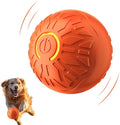 Interactive Dog Toys, Moving Interactive Dog Ball with Touch Activated, Automatic Rolling Ball Toys for Puppy/Medium Dogs, Squeaky Dogs Toy Active Rolling Wicked Balls for Daily Training (RED-2)
