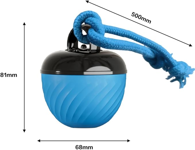 KumCinn Power Tail 2.0 Automatic Moving Dog Ball - Interactive Dog Toy | Self-Rolling, Motion Activated Electric Pet Ball to Keep Dogs Busy & Relieve Boredom (Suitable for All Dog Breeds)