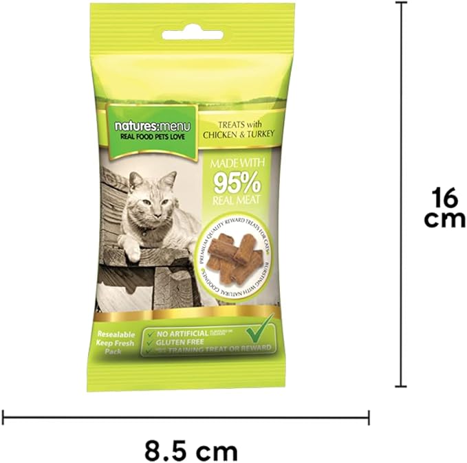 GHG Natures Menu Cat Treat Chicken & Turkey 12x60gm