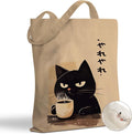 Hanamiya Na Tote Bag with Zipper Pockets, Tote Bag Reusable Shopping Grocery Bags Birthday Gifts for Women, Weekender Bags