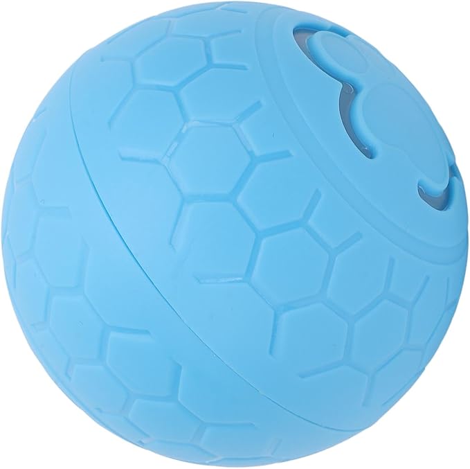 Interactive Dog Ball, Automatic Rolling Ball Toy for Dogs Cats with Intelligent Playtime, Bite, Portable Fun, Health Promotion, Boredom Relief, for Small Medium Large (Blue)