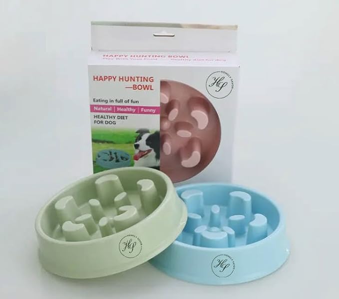 Dog Slow Feeder Bowl Pet Slow Feeding Bowl Pet Training Bowl for Small Medium Dogs and Cats Slow Feeder Dog Bowl, 3.5oz/95g