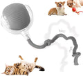 Interactive Rolling Cat Dog Ball Toy, 2025 New Automatic Interactive Cat Toys Self Moving Cat Toys, 360° Smart Automatic Rechargeable Toy Electric Dog Balls for Dog/Cat(Gray)