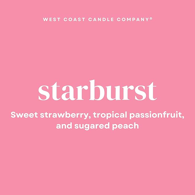 Starburst | Pet Safe Wax Melts | All Natural Soy | Non-Toxic | Dog Friendly | Vet Approved | Long Lasting Home Fragrance | Pet Odor Eliminator | Clean Burning Wax Cubes | Safe Air Freshener