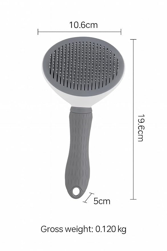 Pet Grooming Slicker Brush for Dogs & Cats – Gentle Deshedding Tool for Loose Hair & Undercoat – Soft Stainless Steel Pins, Pain-Free Grooming, Reduces Shedding, Ideal for All Breeds - TidyCabin