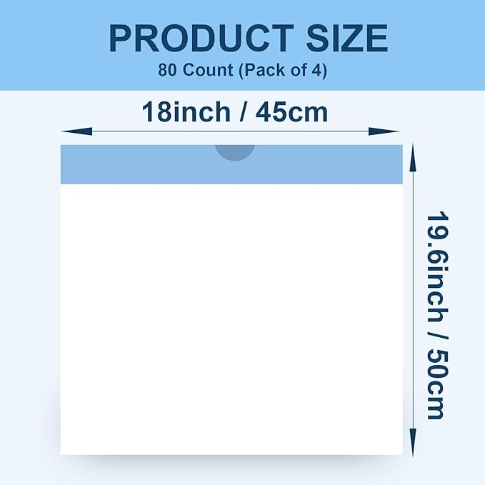 17.7"Opening x 18"L Cat Litter Bags For Automatic Cat Litter Box, Liner Replacement Self-Cleaning Litters Box Bags, 2 Rolls Drawstring Trash Waste Bag For Kitty Liners, Extra Thick（40 Count)