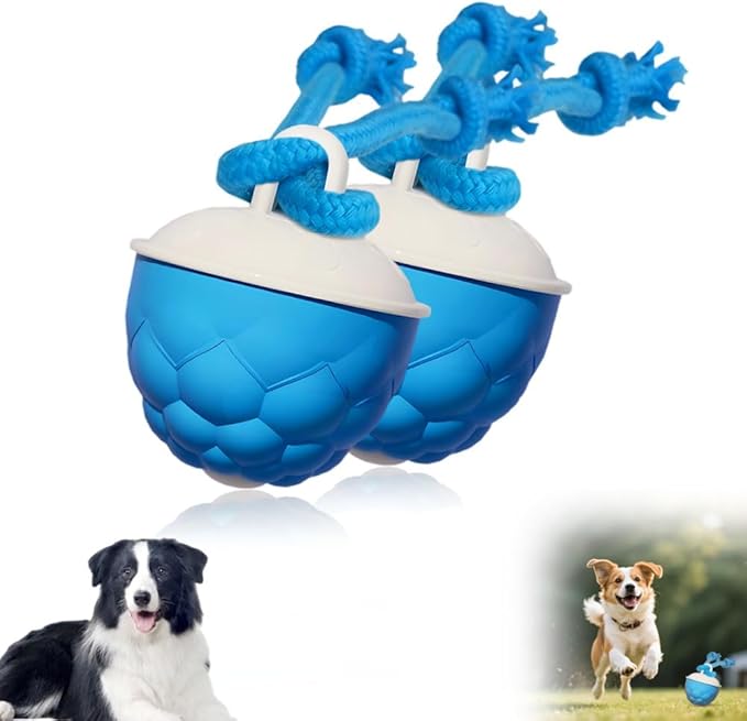 Interactive Dog Toys - 2026 Upgraded Motion Activated Automatic Rolling Ball Toys for Small/Medium/Large Dogs Balls for Boredom to Keep Them Busy with Dog Toy Balls (Blue 2Pcs)