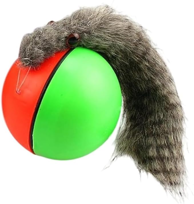 Electric Rolling Chew Ball, Interactive Automatic Pet Toy : Durable Self-Rolling Ball - Teeth Grinding, Claw Exercise | Mental Stimulation, Chewing, Indoor Play for Dogs/Cats