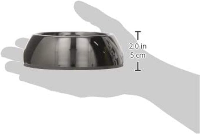 Dogit Go Slow Anti-Gulping Dog Bowl, Black, Medium