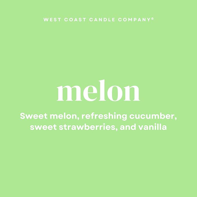 Melon | Pet Safe Wax Melts | All Natural Soy | Non-Toxic | Dog Friendly | Vet Approved | Long Lasting Home Fragrance | Pet Odor Eliminator | Clean Burning Wax Cubes | Safe Air Freshener