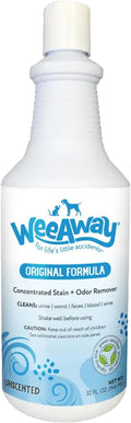 Wee Away Pet Urine Stain & Odor Remover – Natural Enzymatic Cleaner for Puppy Potty Training, Dog Pee – Eliminates Odors at the Source – Unscented, 32 fl oz