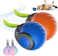 Interactive Cat Toy Balls, 2025 New Automatic Moving Smart Cat Toy Ball, Interactive Pet Toy for Cats, Dogs Indoor, Automatic Rolling Pet Toy (B+O)