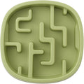 Slow Feeder Bowl, Puzzle Maze for Fast Eaters, Small to Medium Dogs, Helps Prevent Bloat & Aid Digestion, Holds 2 Cups Wet or Dry Food, Non-Slip, Made Without BPA, Blue or Sage Green (Sage Green)