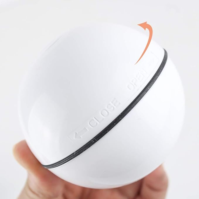 Pet Cat Toy Led Light Free Ball USB Charging Smart Funny Cat Toy Automatic Rolling Ball Motorized Entertainment for Pets Automatic Electronic Shake