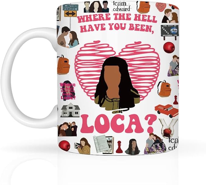 LONGXIN Twilight Gifts for Women Men, Twilight Saga Mug, Merch for Movie Fans Girls Women Sister Friend, 11 Oz Coffee Mug Cup