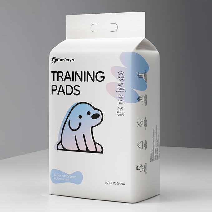 Bamboo Charcoal Dog Urine pad 60cm*60cm 6-Layer Leakproof Design with Activated Carbon Charcoal Pee Pads for Dogs and Cats, Super Absorbent Puppy Pads Essentials with Odor Control