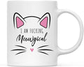 Andaz Press Funny Cat Lover 11oz. Ceramic Coffee Tea Mug, I Am Fucking Meowgical, 1-Pack, for Cat Mom, Birthday Christmas Ideas, Includes Box