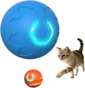 Drkicsy Automatic Moving Dog Toy Ball, Interactive Pet Balls USB Rechargeable Bouncing Ball, Electric Dog Toys Rolling Balls for Cat, Puppy, Small Medium Dogs (Upgrade Blue)