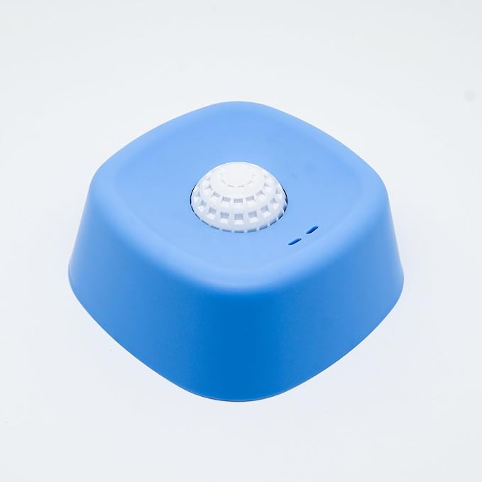 Spherical Slow-Eating Pet Liquid Bowl, Anti-Slip Slow-Eating Bowl for Licking, Used for Feeding Wet Food, Water and Snacks, Suitable for Dogs and Cats, Four Colors Licking Toys (Blue, White Ball)