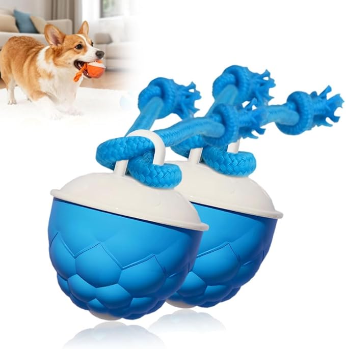 Interactive Dog Toys, 2026 Upgraded Motion Activated Automatic Rolling Ball Toys for Small/Medium/Large Dogs, 360° Smart Automatic Rolling Moving Balls for Boredom to Keep Them Busy (Blue 2PCS)