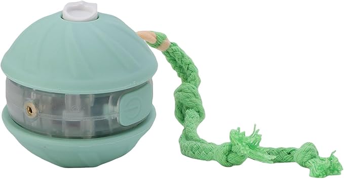 Interactive Cat Toy Ball, Automatic Moving Rolling Smart Pet Ball with Obstacle Avoidance, for Cats and Small Dogs (Green)