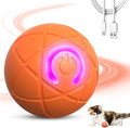 Interactive Pet Toys Automatic Rolling Ball, 2026 Bouncing Vibrating Dog Balls, Shaky Ball Toy for Dogs, Rolling Balls Puppies Toys, Rechargeable Automatic Moving Swinging (Orange)