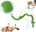Interactive Rolling Dog Ball, 2026 New Cat Toys for Indoor Cats, 360 Smart Automatic Electric Dog Ball Toy, Fast Rolling Toy for Dogs and Cats (Green)