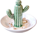 PUDDING CABIN Cactus Gifts for Women Christmas, Cactus Ring Holder Dish, Birthday Gifts for Women Thanksgiving Xmas Valentine's Day, Decorative Cactus Decor, Home Decor
