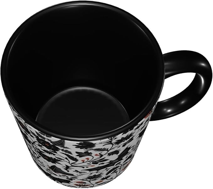Bat Coffee Mug 11oz Ceramic Tea Cup With Handle Funny Porcelain Mugs for Women Dishwasher Microwave Safe