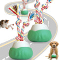 2026 New Interactive Dog Toys, Automatic Moving Interactive Cat Toy with 3 Speed Modes, USB Rechargeable Smart Motion Rolling Ball with Tail Rope, Indoor for Small Medium Large Dogs (Green *2)
