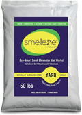 SMELLEZE 50 lb. Yard Odor Eliminator for Dogs – Long-Lasting Turf Cleaner for Pet Urine Outdoor & Poop | Safe for People, Pets, Plants & Planet | Works on Grass, Gravel, Patios & Kennels