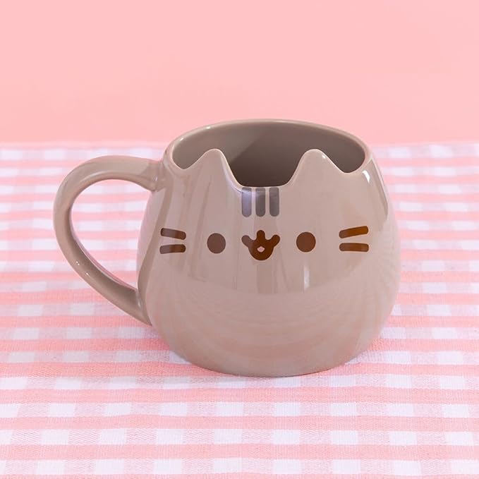 Enesco 6002676 Name is Mud “Pusheen Sculpted Mug, 16 oz., Multicolor