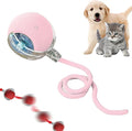 Interactive Cat Toys for Indoor Cats, Smart Automatic Cat Ball Toy for Bored Indoor Adult Cats, Rechargeable Cat Toys Interactive with Motion Sensor (Pink)