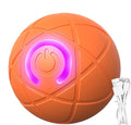 Interactive Cat Toy Ball - Automatic Cat Toy, USB Interactive Dog Ball Toy, Rolling Ball Dog Toy, Rechargeable Dog Interactive Toys Dog Ball with LED Light, Indoor Active Rolling Toys for Indoor Play
