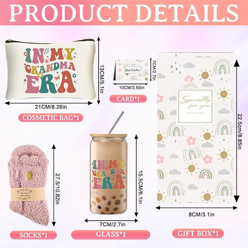 Best Grandma Gifts for Women, Unique Gigi Gift Box Idea for Mimi Granny Nana，Birthday Presents for Grandmother, Thanksgiving Mother’s Day Gifts