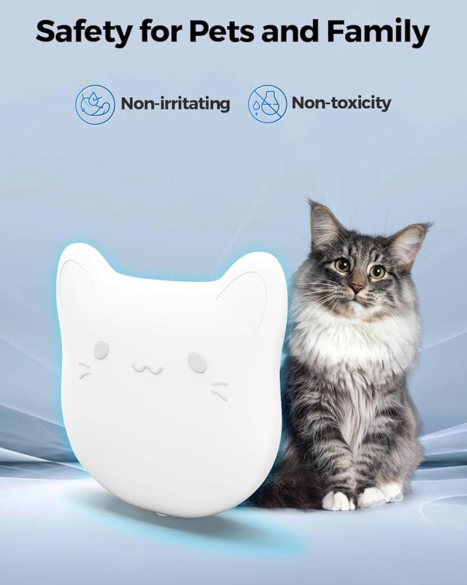 6 PCS Litter Box Deodorizer Compatible with Cumrige Self Cleaning Litter Box, Litter Box Odor Eliminator Compatible with Fumoi Automatic Cat Litter Box, Cat Litter Odor Control Remover, Camellia Scent