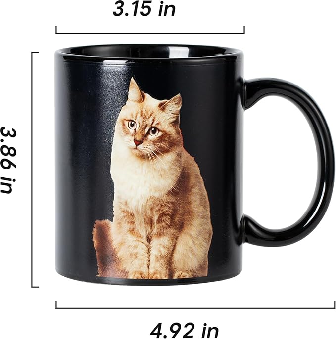 Heat-Change One Cat Leads to Another Coffee Mug 11 oz - Cats Appear with Hot Liquid
