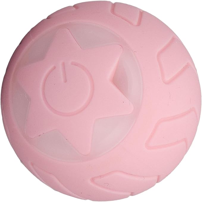 ZJchao Cat Toys, Automatic Rolling Ball Cat Toys for Indoor Cats Cat Ball Toy with Led Flash Colorful Lights Colorful Lights Cat Ball Toy Peppy Pet Ball Colorful Lights (Neutral English