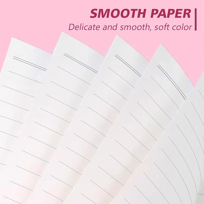 Cat Notebooks for Work, 4 Pcs A5(8.26x5.7inch) College Ruled Notebook Journal for Women, Cute Notepads Lined Journals for Writing, Cute Diary Stationary Cat Lover Gifts 12