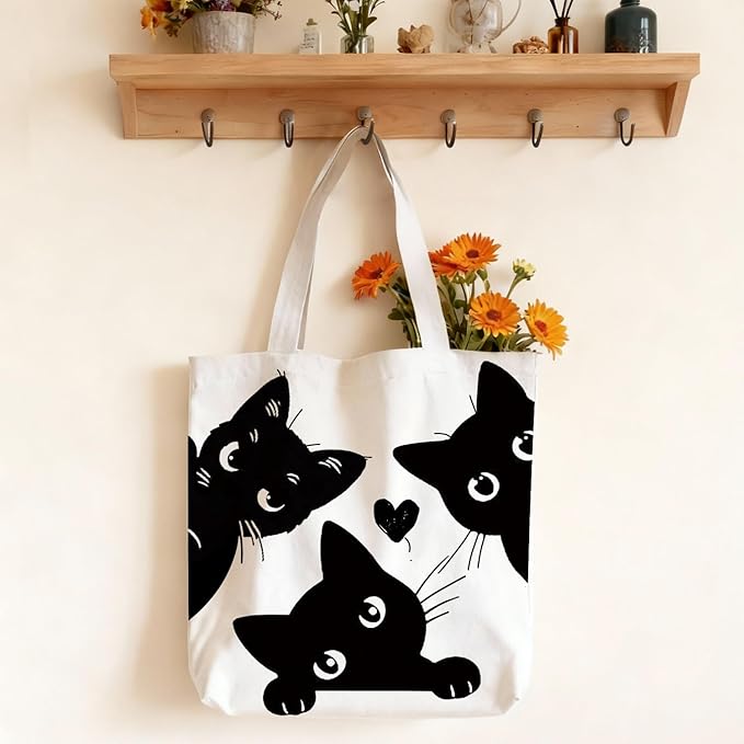 Aesthetic Cute Tote Bag with Handle for Girls Women - BT6