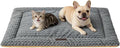 SOMAHE Plush Cat Kneading Bed Mat, Premium Plush Fabric Bed with Non-Slip Bottom, 3cm Thick All-Season Cushion for Cats Who Knead, Machine Washable Anti-Static Pet Bed, 27x20 Inch, Grey