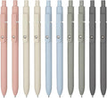 VICO Gel Pens, 10 Pack 0.5mm Black Ink - Quick-Dry Fine Point Pens, Cute Aesthetic High-End Design for Smooth Writing, Journaling, School, Office, Gifts for Women & Men