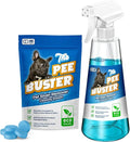 The Pee Buster Pet Stain Remover - Cleaning Spray for Dog and Cat Urine with 5 Cleaning Tablets