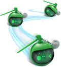 Interactive Cat Toys for Indoor Cats, Automatic Motion Activated Kitten Ball Toy, Moving Stimulation Cat Toys for Bored Indoor Adult Cats, Low Noise Fast Rolling Moving Ball (Green)