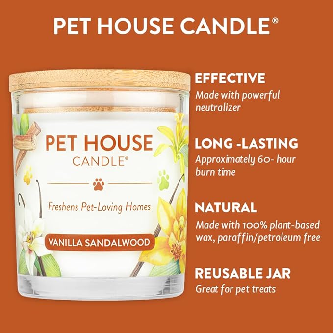 One Fur All Value Pack, Scented Pet Friendly Candles, Room Spray and Car Air Fresheners, Long Lasting Pet Odor Solutions for Home, Vanilla Sandalwood